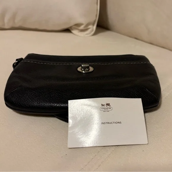 Black Coach Wristlet - Picture 4 of 5